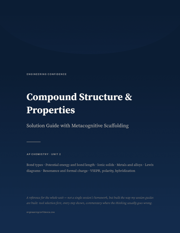 Cover of the AP Chemistry guide on Compound structure and properties